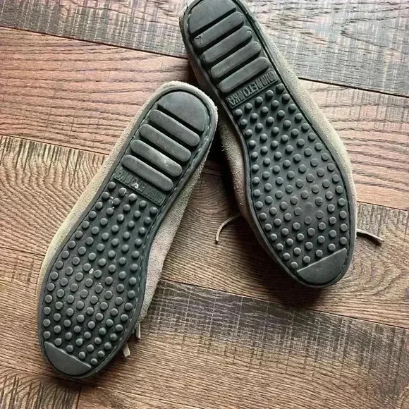 Minnetonka Moccasins Kitty Hardsole Gray Non-Slip Comfortable Womens Size 9 EUC - Picture 10 of 12